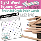 Sight Word Square Game
