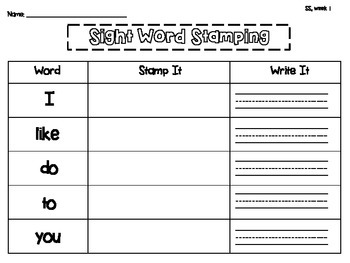 list of all wonders mcgraw hill sight words first grade