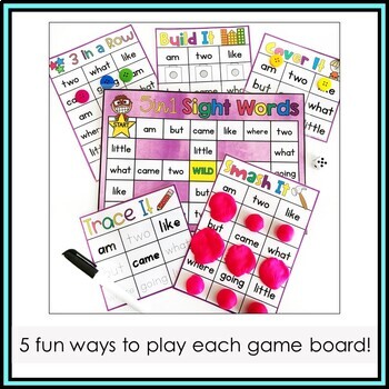 amazon sight words games for kindergarten