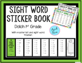 Sight Word Sticker Book Dolch 1st Grade