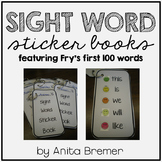 Sight Word Sticker Books | Fry's First 100 Words