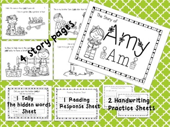 Preview of Sight Word Stories (am)