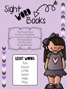 Sight Word Story Books by Red Sister Squad | TPT