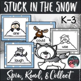 Sight Word Stuck in the Snow Game