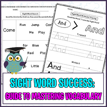 Preview of Sight Word Success: Guide of Essential Vocabulary