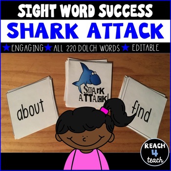 Sight Word Games In The Sea Shark Attack - Conversations in Literacy