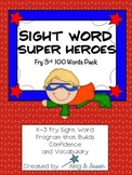 Sight Word Super Heroes 3rd 100 Words
