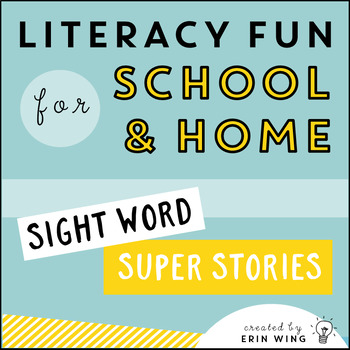 Preview of Sight Word Super Stories