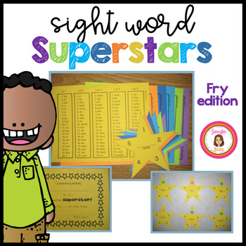 Preview of Sight Word Superstars: Building Fry List Fluency