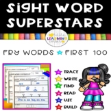 Sight Word Superstars FRY First 100 Kindergarten Practice 