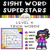 Sight Word Superstars Level K | Kindergarten