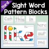 Third Grade Literacy Centers with Pattern Blocks {41 Words!}