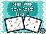 Sight Word Task Cards Level 1 BUNDLE