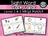 Sight Word Task Cards MEGA BUNDLE (Levels 1 & 2)