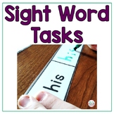 Sight Word Tasks Leveled For Special Education and Hands O