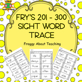 Sight Word Trace Fry's 300