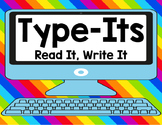 Sight Word Type It, Read It, Write It! Literacy Station Do