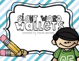 Sight Word Wallets