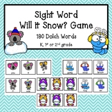 Sight Word Will it Snow? Game