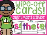 Sight Word Wipe-Off Cards