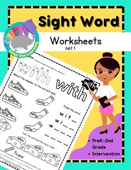 Preview of Sight Word Workbook Set 1