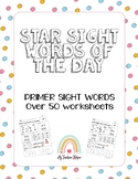 Sight Word Worksheets {Primer}