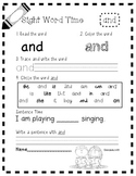 Sight Word Writing-50 Words
