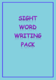 Sight Word Writing Pack 1