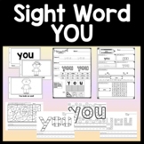Sight Word YOU {2 Worksheets, 2 Books, and 4 Activities!}