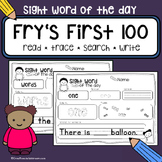 Sight Word of the Day - Fry's Sight Words First 100 Words 