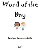 Sight Word of the Day - Teacher Resource Guide