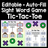 Editable Tic-Tac-Toe Game Board {Editable with Auto-Fill!}