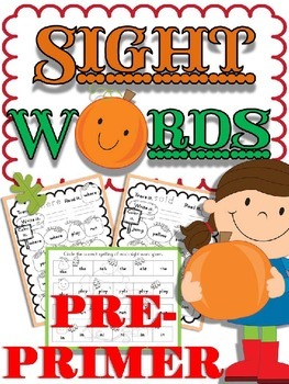 Preview of Sight Words Worksheets