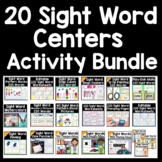 Sight Words Activities Bundle {20 Sight Word Centers!}