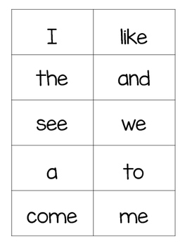 Sight Words by K5 Teacher | Teachers Pay Teachers