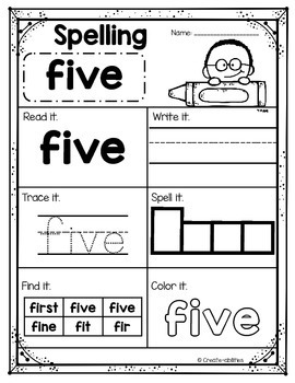 sight words practice 2nd grade by create abilities tpt