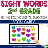 Sight Words (2nd Grade) - Digital Task Cards | Boom Cards 