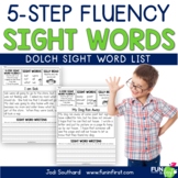 Sight Words - 5-Step Fluency (Dolch List)
