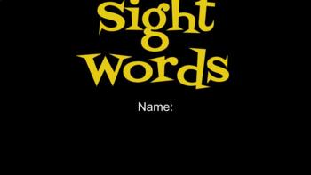 Preview of Sight Words