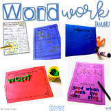 Sight Words Activities for January  Word Work for 1st Grad