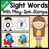 First Grade Literacy Centers with Stamping Play-Dough {41 words!}