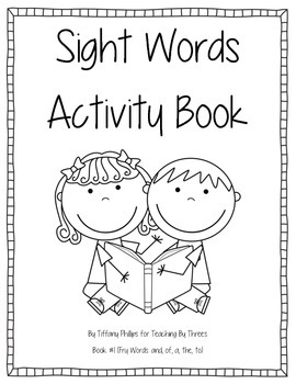 Preview of Sight Words Activity Book #1