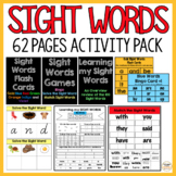 Sight Words Activity Pack (62 Page PACK)