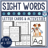 Fry Sight Words (1-100) Activity Set: Dog Theme