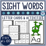 Fry Sight Words (1-100) Activity Set :Frog Theme