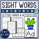 Fry Sight Words (1-100) Activity Set: Cactus Theme