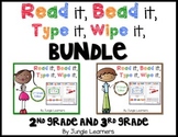 Sight Words Advanced Bundle: Read it, Bead it, Type it, Wipe it