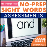 Sight Words Assessments