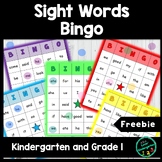 Sight Words Bingo for Kindergarten and Grade 1