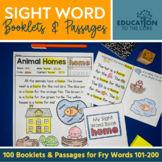 Sight Words Books & Reading Comprehension Practice